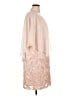 Connected Apparel 100% Polyester Tan Cocktail Dress Size 16 - photo 4