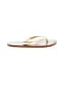 Coach Gold Flip Flops Size 5 - 6 - photo 1