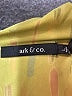 Ark & Co. 100% Polyester Print Yellow Casual Dress Size L - photo 7