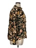 H&M 100% Viscose Floral Brown Long Sleeve Button-Down Shirt Size EU 46 / US 16 - photo 4