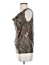 Ellen Tracy Gold Sleeveless Top Size S - photo 5