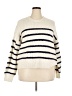 LC Lauren Conrad 100% Polyester Stripes Ivory Pullover Sweater Size XXL - photo 1