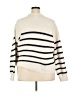 LC Lauren Conrad 100% Polyester Stripes Ivory Pullover Sweater Size XXL - photo 2