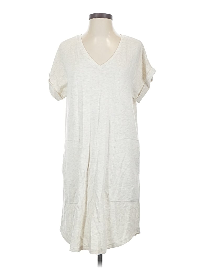 Pre-owned Lou & Grey Casual Dress In Gray