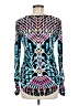 Bisou Bisou Teal Long Sleeve Blouse Size M - photo 2