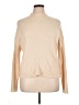Sophie Rue Solid Tan Turtleneck Sweater Size XL - photo 1