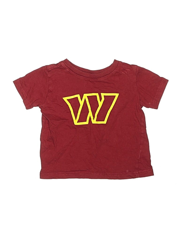 Pre-owned Assorted Brands Kids' Short Sleeve T-shirt In Burgundy