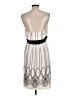 Soma Graphic Ivory Cocktail Dress Size L - photo 2