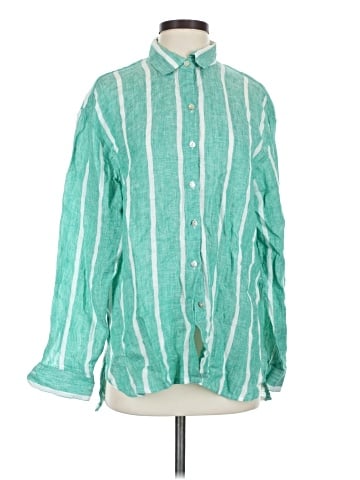 Magaschoni Long Sleeve Button-Down Shirt (view 1)