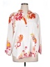 Natori Floral White 3/4 Sleeve Blouse Size XL - photo 1