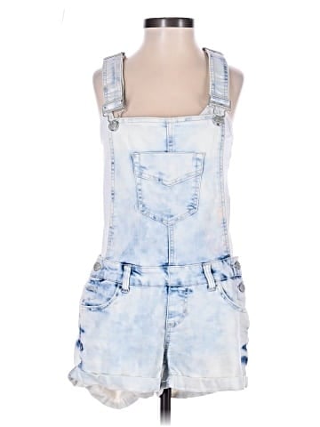 BLUE SPICE Overall Shorts (view 1)