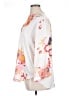Natori Floral White 3/4 Sleeve Blouse Size XL - photo 5