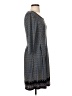 Max Studio Print Blue Casual Dress Size S - photo 4