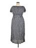 Kindred 100% Rayon Stripes Gray Casual Dress Size 2X - photo 2