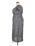 Kindred 100% Rayon Stripes Gray Casual Dress Size 2X - photo 5