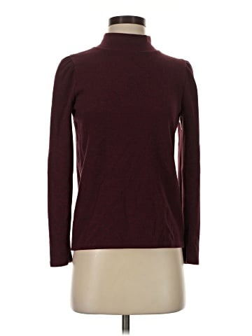Madewell (Re)sourced Plush Mockneck Puff-Sleeve Top (view 1)