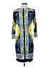 Cache Print Blue Cocktail Dress Size 2 - photo 2