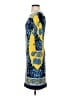 Cache Print Blue Cocktail Dress Size 2 - photo 5