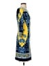 Cache Print Blue Cocktail Dress Size 2 - photo 4