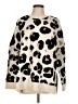 Mud Pie Animal Print Ivory Pullover Sweater Size L - photo 1