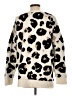 Mud Pie Animal Print Ivory Pullover Sweater Size L - photo 2