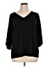 MICHAEL Michael Kors Black 3/4 Sleeve Top Size 1X - photo 1