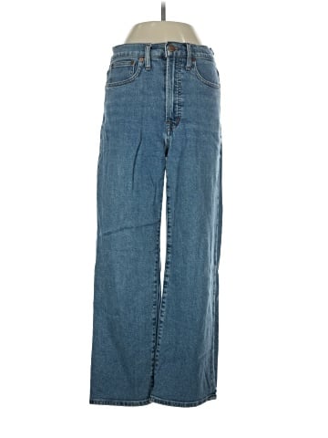 Madewell The Perfect Vintage Wide-Leg Crop Jean in Montclare Wash: TENCEL&trade; Denim Edition (view 1)