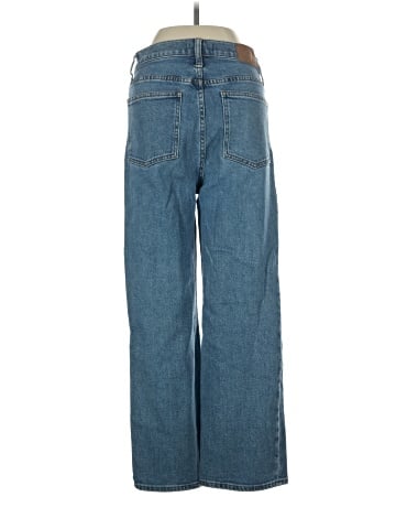 Madewell The Perfect Vintage Wide-Leg Crop Jean in Montclare Wash: TENCEL&trade; Denim Edition (view 2)
