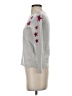Banana Republic Stars Silver Wool Pullover Sweater Size S - photo 5