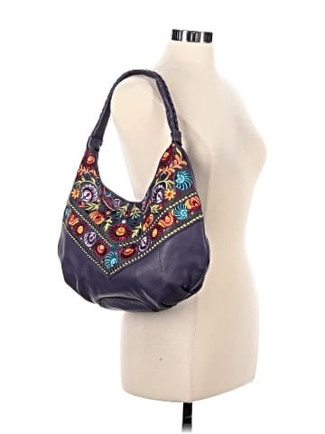 Isabella Fiore Leather Hobo (view 2)
