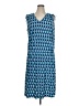 Leota Graphic Blue Casual Dress Size 16 (1) - photo 1