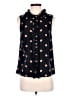 Marc Jacobs 100% Silk Polka Dots Black Sleeveless Silk Top Size 4 - photo 1
