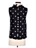 Marc Jacobs 100% Silk Polka Dots Black Sleeveless Silk Top Size 4 - photo 2