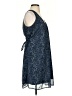 Converse One Star 100% Polyester Paisley Blue Casual Dress Size S - photo 4