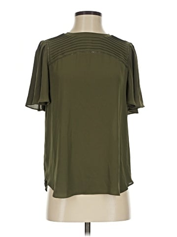 Ann Taylor Short Sleeve Blouse (view 1)