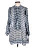 Burberry Brit Gray Blue 3/4 Sleeve Blouse Size M - photo 1