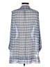 Burberry Brit Gray Blue 3/4 Sleeve Blouse Size M - photo 2
