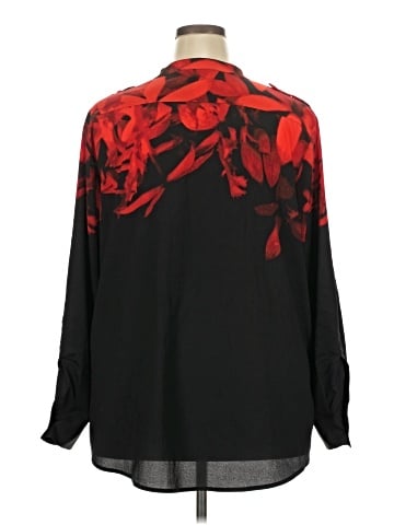Calvin Klein Long Sleeve Blouse (view 2)