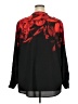 Calvin Klein 100% Polyester Print Black Long Sleeve Blouse Size 2X (estimated) - photo 2