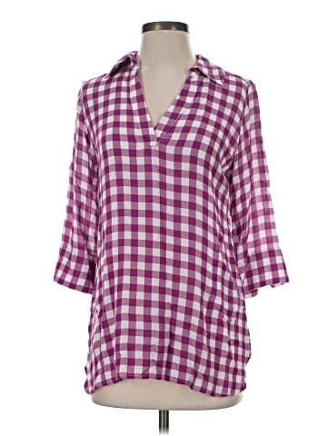 Soft Surroundings 3/4 Sleeve Button-Down Shirt (view 1)