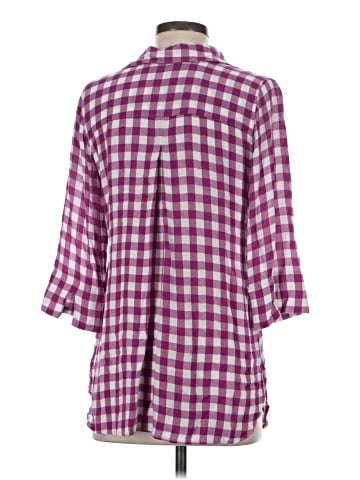 Soft Surroundings 3/4 Sleeve Button-Down Shirt (view 2)