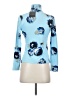 St. John Blue 3/4 Sleeve Blouse Size XS - photo 2