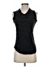 Max Studio Marled Black Sleeveless T-Shirt Size XS - photo 1