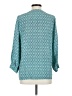 Joie 100% Silk Teal 3/4 Sleeve Silk Top Size S - photo 2