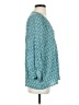 Joie 100% Silk Teal 3/4 Sleeve Silk Top Size S - photo 4