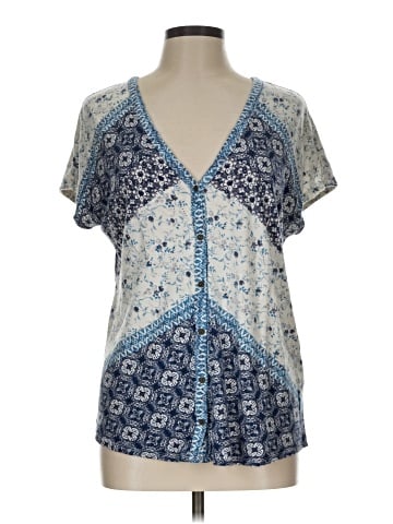 Lucky Brand Short Sleeve Blouse (view 1)
