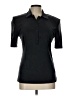 Tibi Black Short Sleeve Blouse Size 10 - photo 1