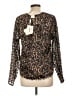 Max Mara Animal Print Brown Long Sleeve T-Shirt Size 10 - photo 2