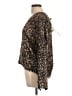 Max Mara Animal Print Brown Long Sleeve T-Shirt Size 10 - photo 5
