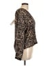 Max Mara Animal Print Brown Long Sleeve T-Shirt Size 10 - photo 4